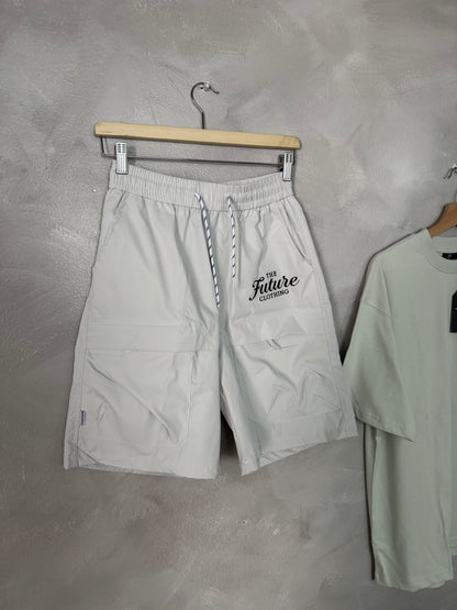 Pantalón Corto Gris claro