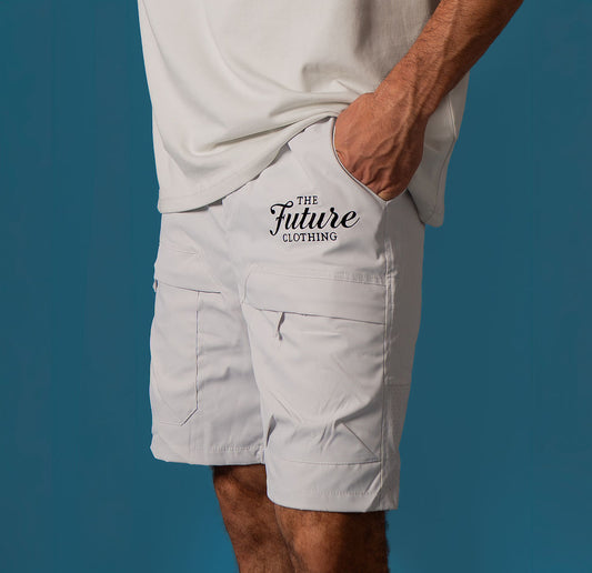 Pantalón Corto Gris claro